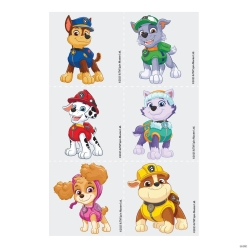 PAW Patrol Characters Tattoos 6 PK